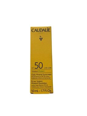 Caudalie Daily Mineral Sunscreen Broad Spectrum SPF 50 Lotion. BRAND NEW